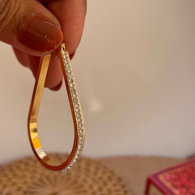 Eclipse Diamond Hoops