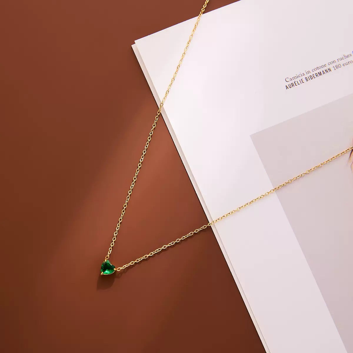 Emerald Embrace Heart