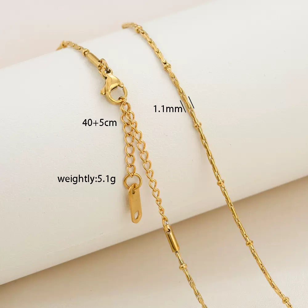 Mini Bead Gold Chain