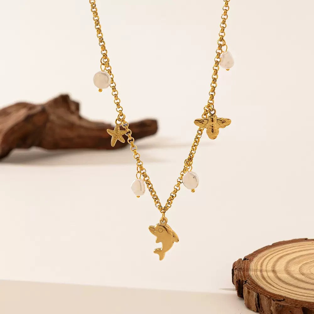 Ocean Pearl Necklace