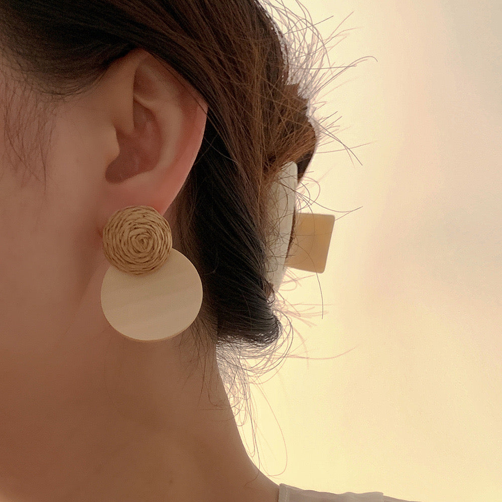 Rustic Loom Earrings
