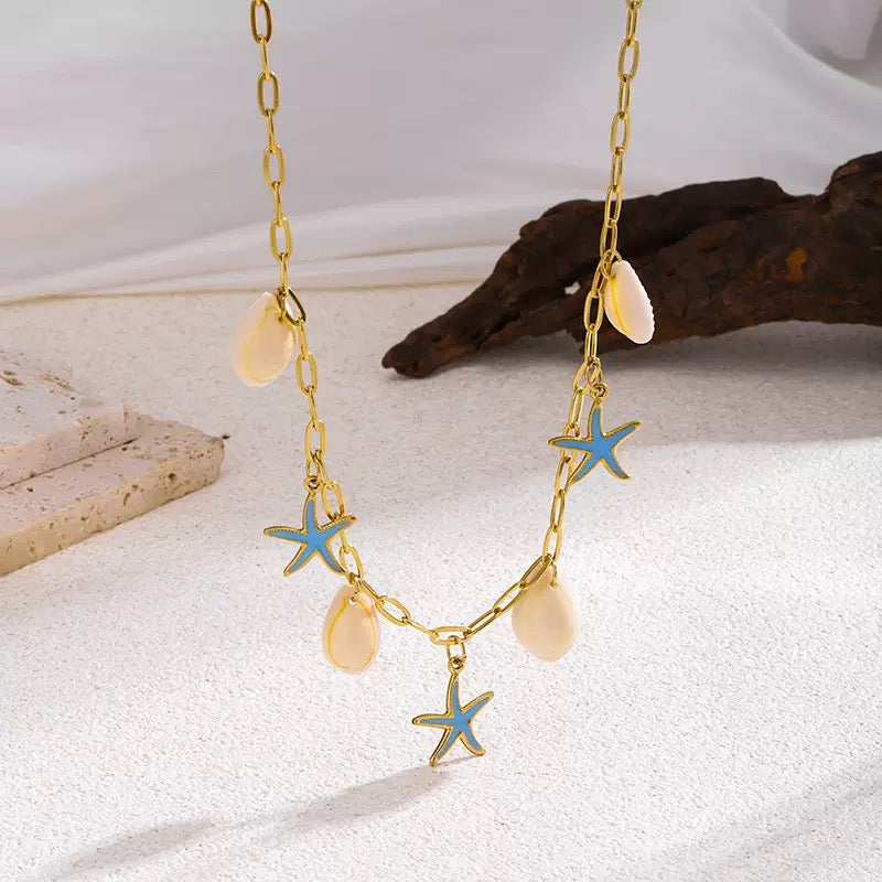 Seashell Starry Necklace