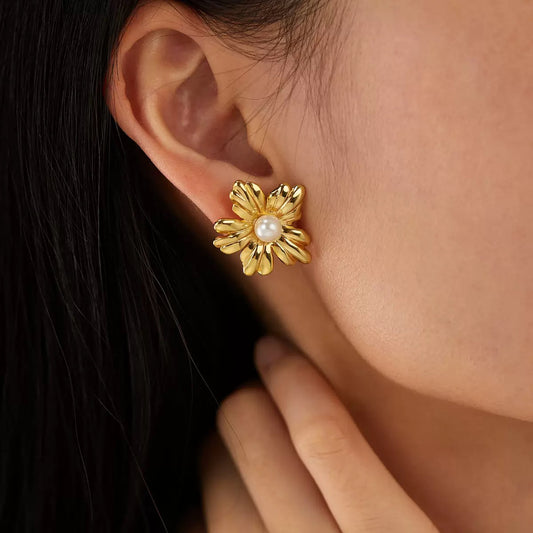 Aurelia Flower Studs