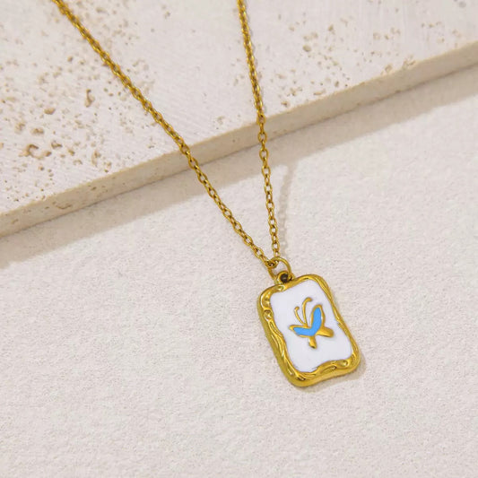 Butterfly Frame Necklace