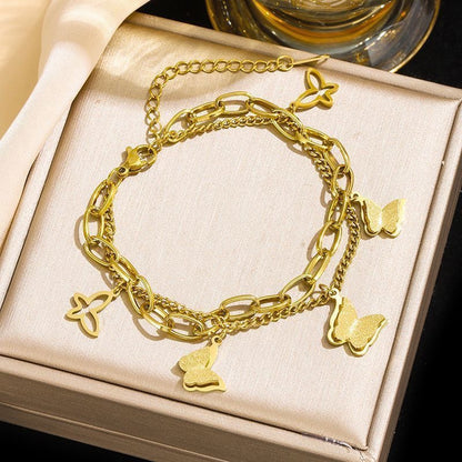 Butterfly Charm Bracelet