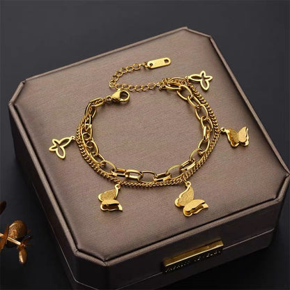 Butterfly Charm Bracelet
