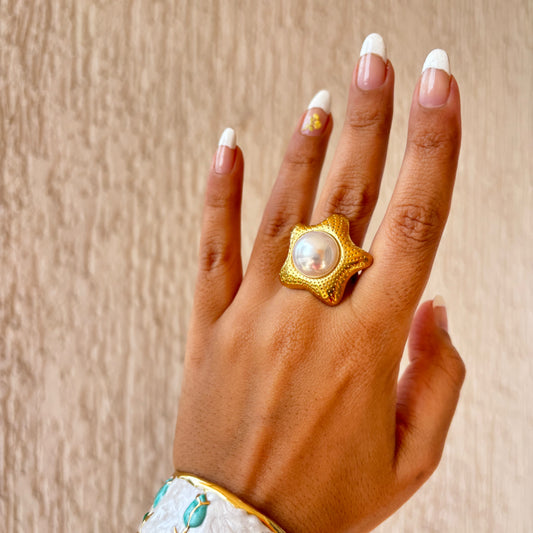 Celestial Pearl Ring