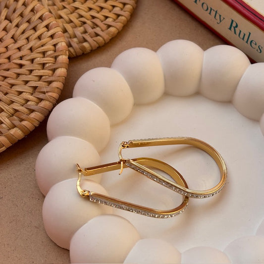 Eclipse Diamond Hoops