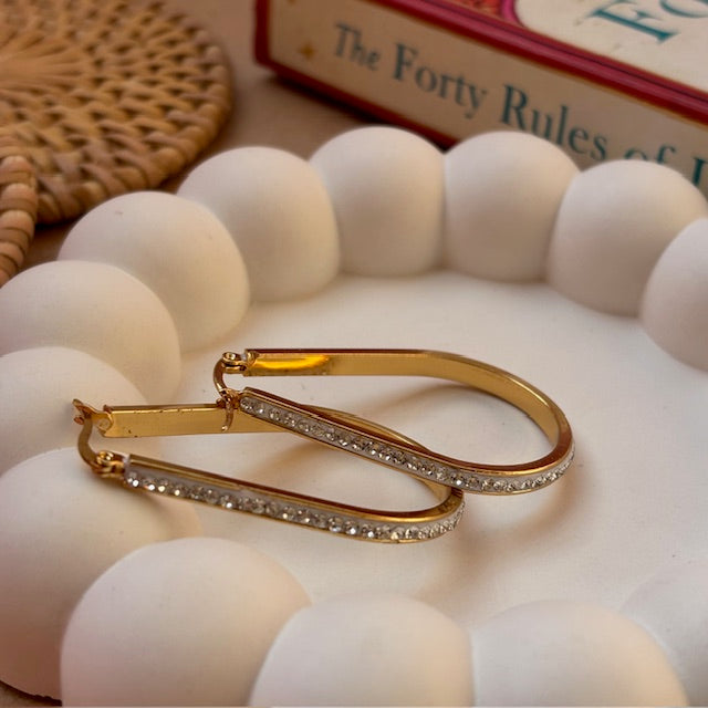 Eclipse Diamond Hoops