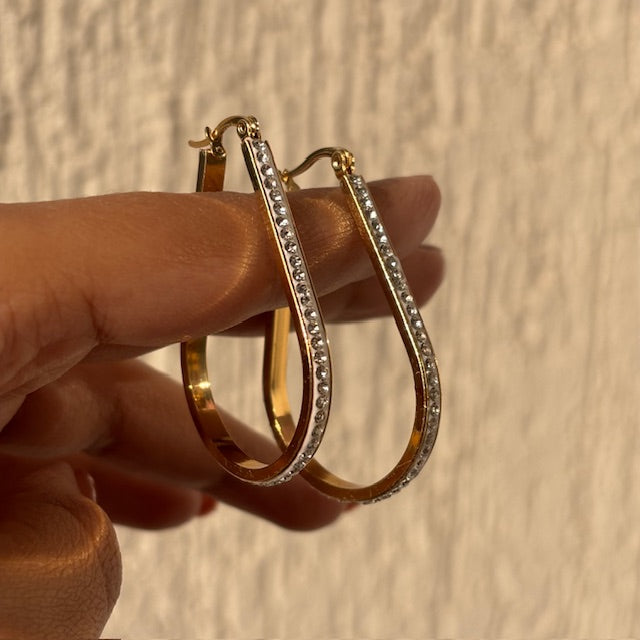 Eclipse Diamond Hoops