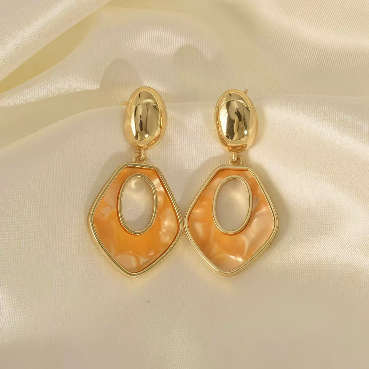 Elegant Amber Earrings