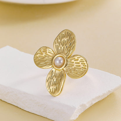 Golden Flower Ring
