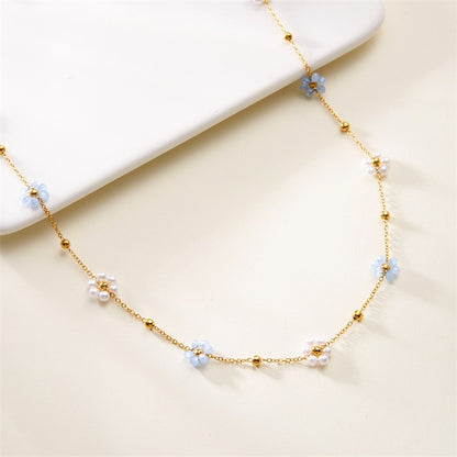 Golden floral thread