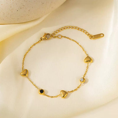 Heart Charm Bracelet