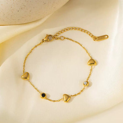 Heart Charm Bracelet