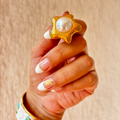 Celestial Pearl Ring