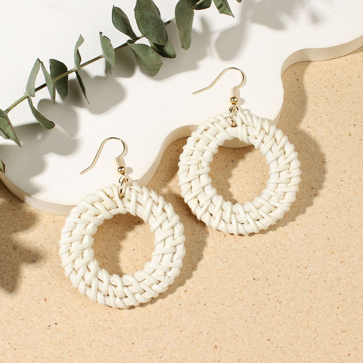 Ivory Weave Earring