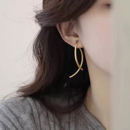 Korean Cross Earrings
