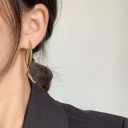 Korean Cross Earrings