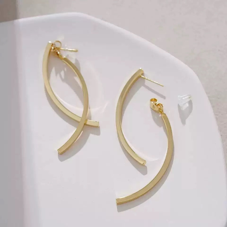 Korean Cross Earrings