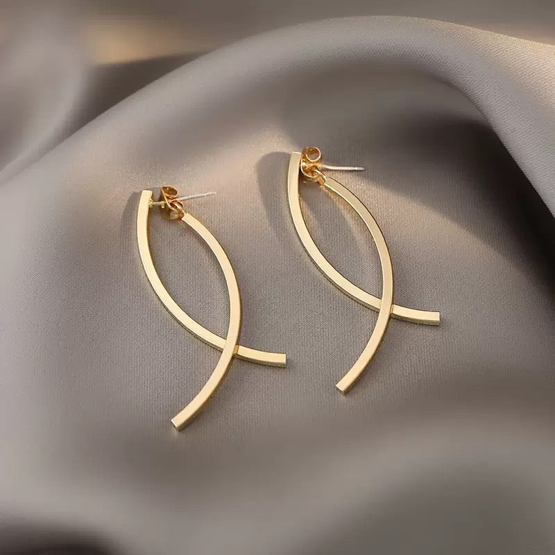 Korean Cross Earrings