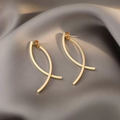 Korean Cross Earrings