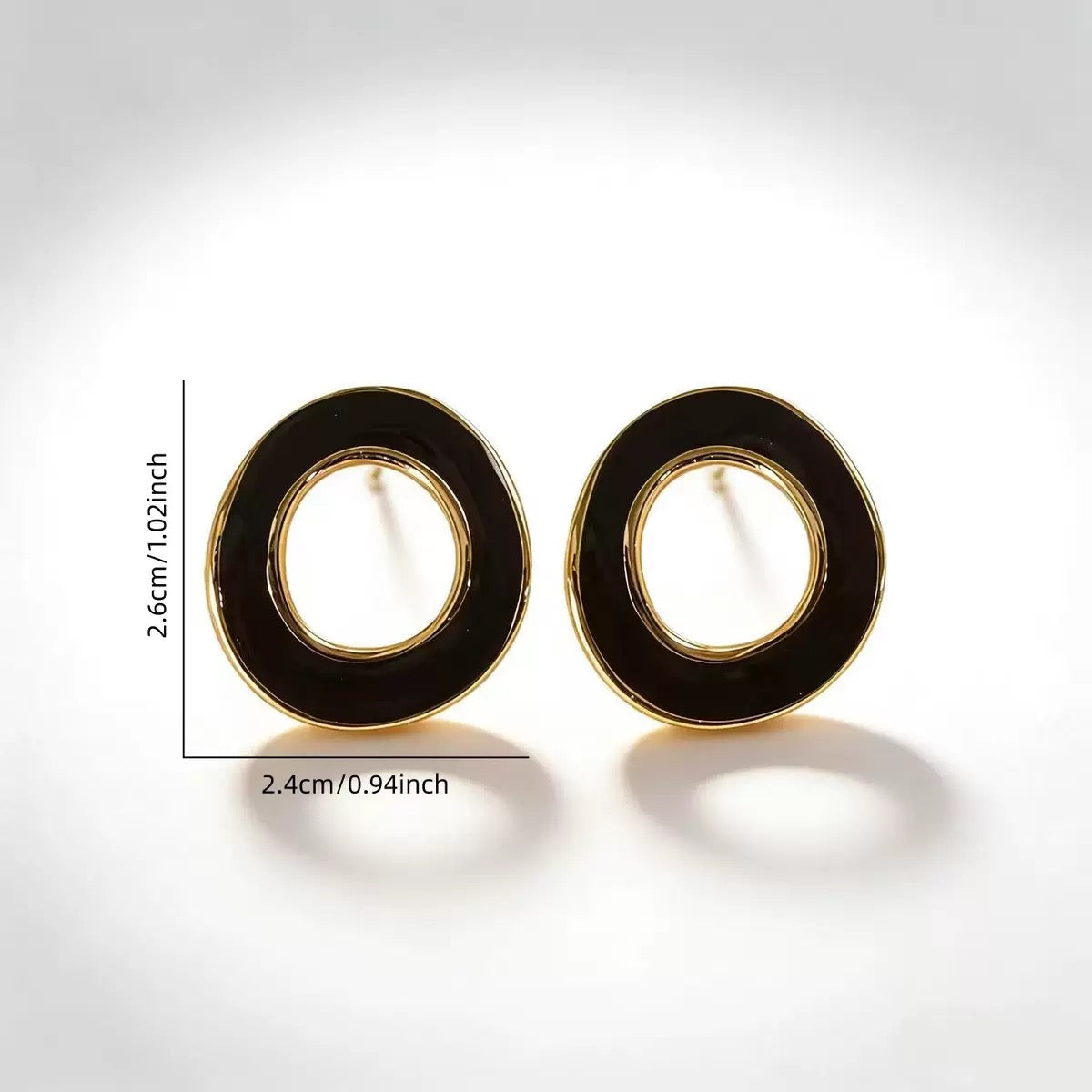 Modern Black Hoops