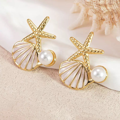Ocean Pearl Bliss Studs
