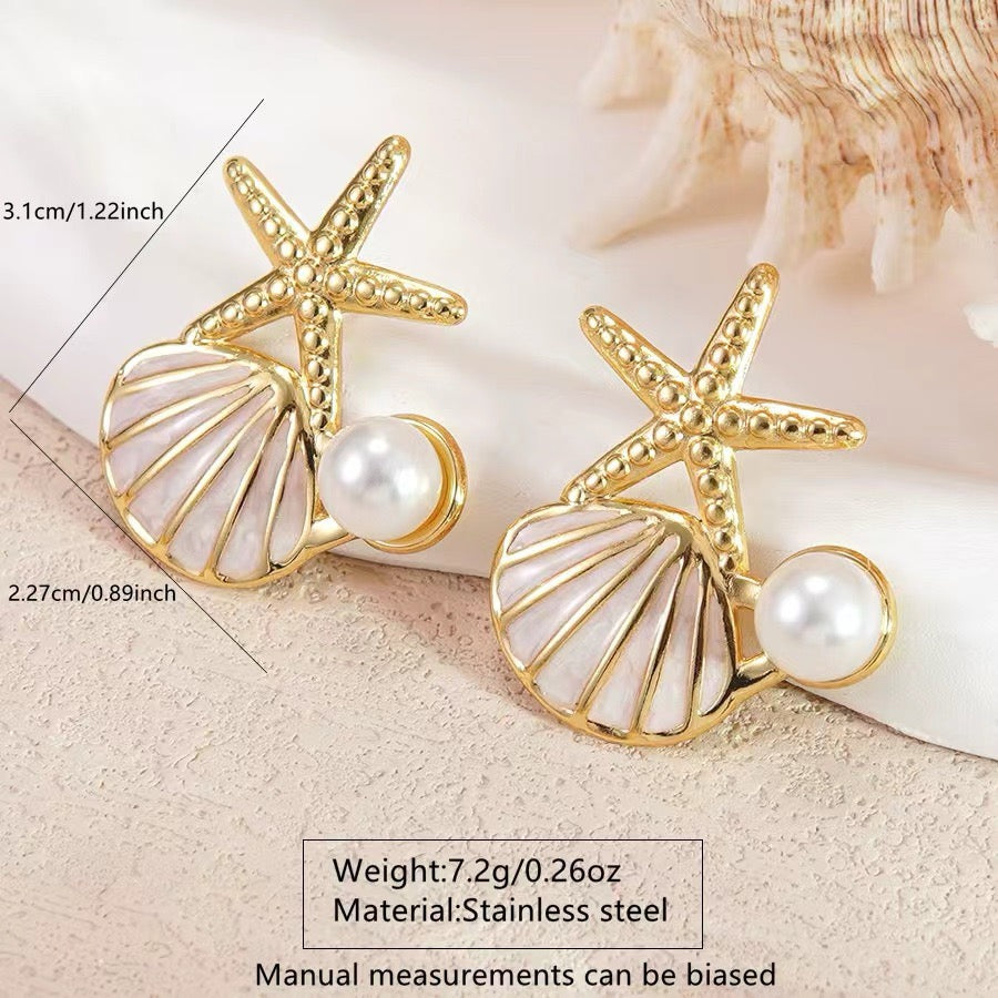 Ocean Pearl Bliss Studs