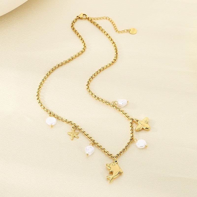 Ocean Pearl Necklace