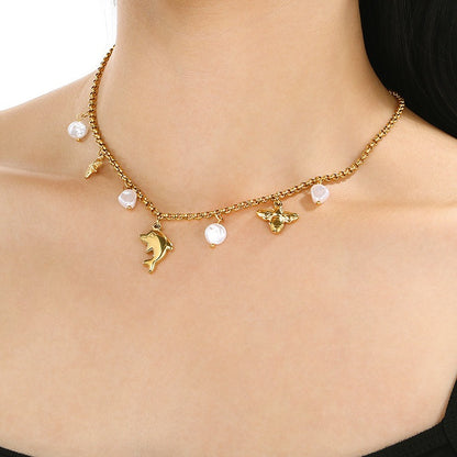 Ocean Pearl Necklace