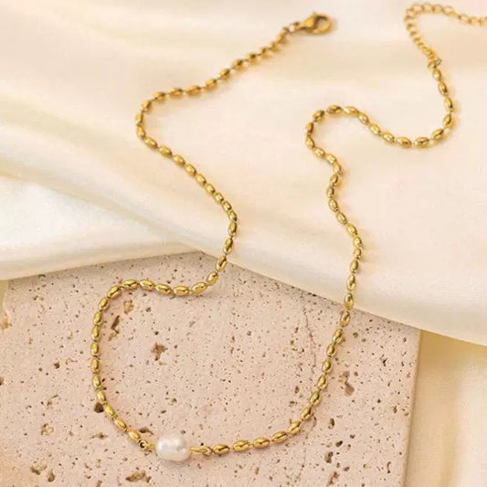 Pearl Beadline Necklace