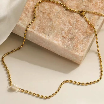 Pearl Beadline Necklace