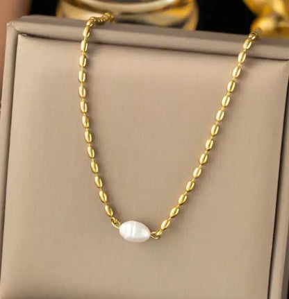 Pearl Beadline Necklace