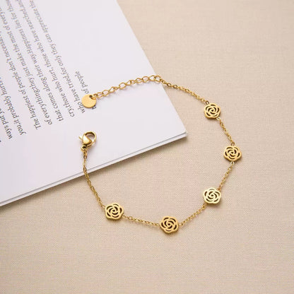 Rosy Chain Bracelet