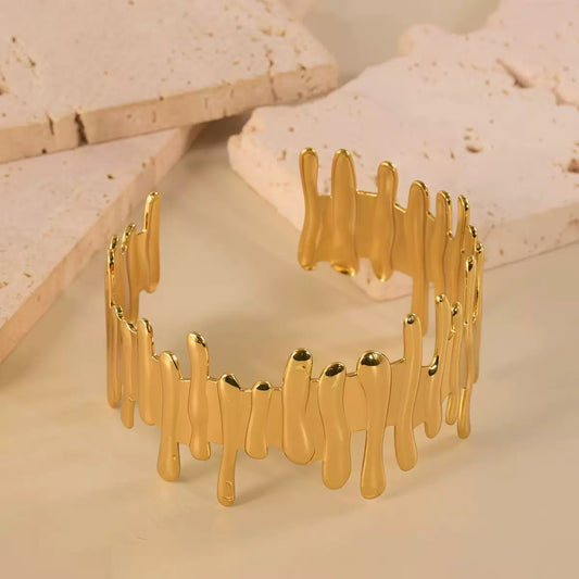 Sculpted Flame Cuff