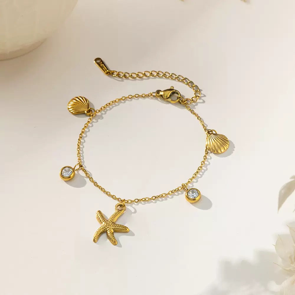 Sea Breeze Charms Bracelet