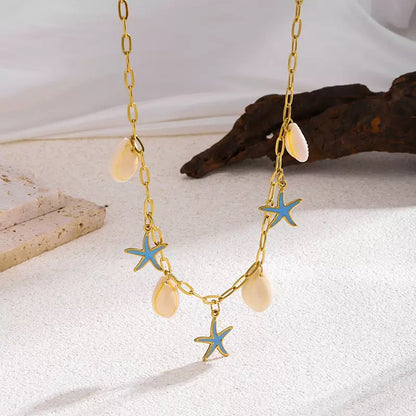 Seashell Starry Necklace