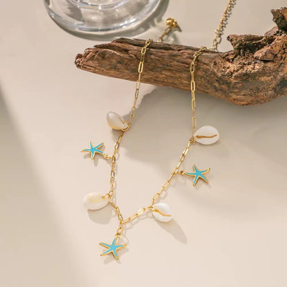 Seashell Starry Necklace