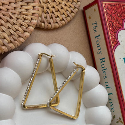Sharp Luxe Hoops