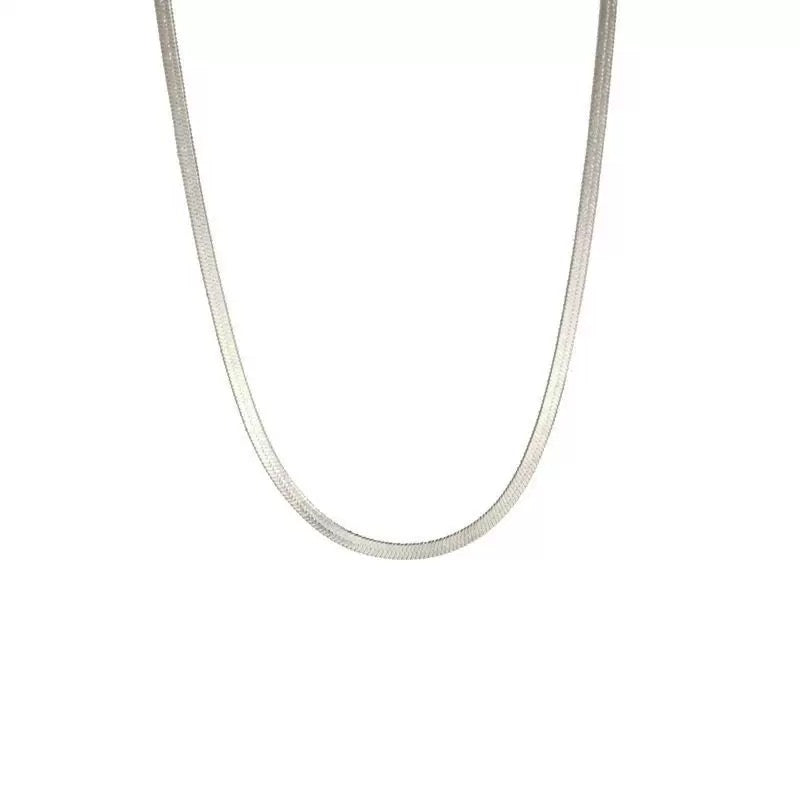 Silver snake chain