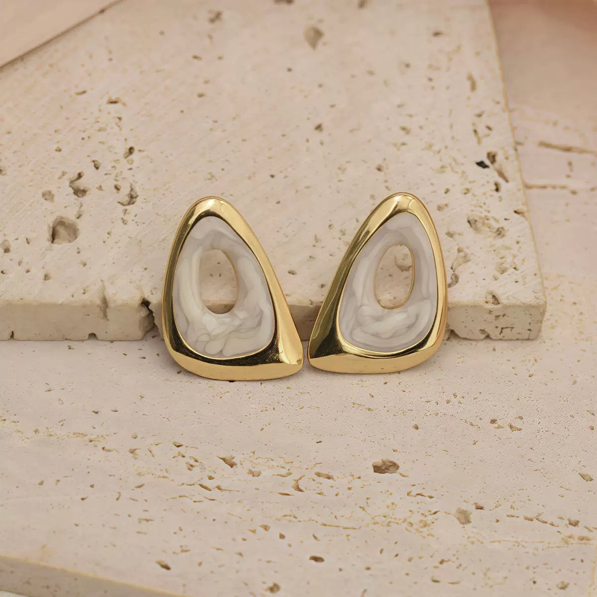Snow Prism Studs