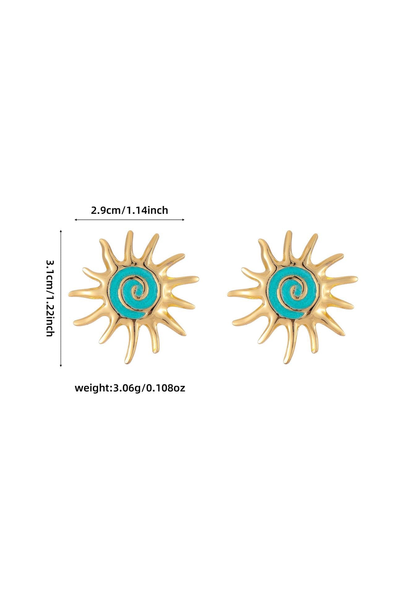 Sunlit Shore Studs