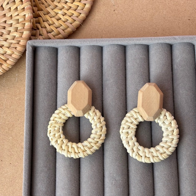 White Willow Earring