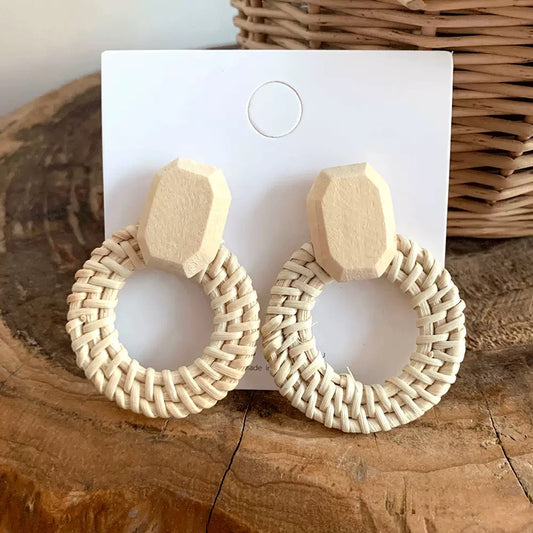 White Willow Earring