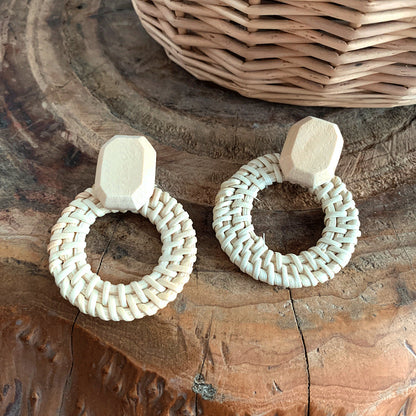 White Willow Earring